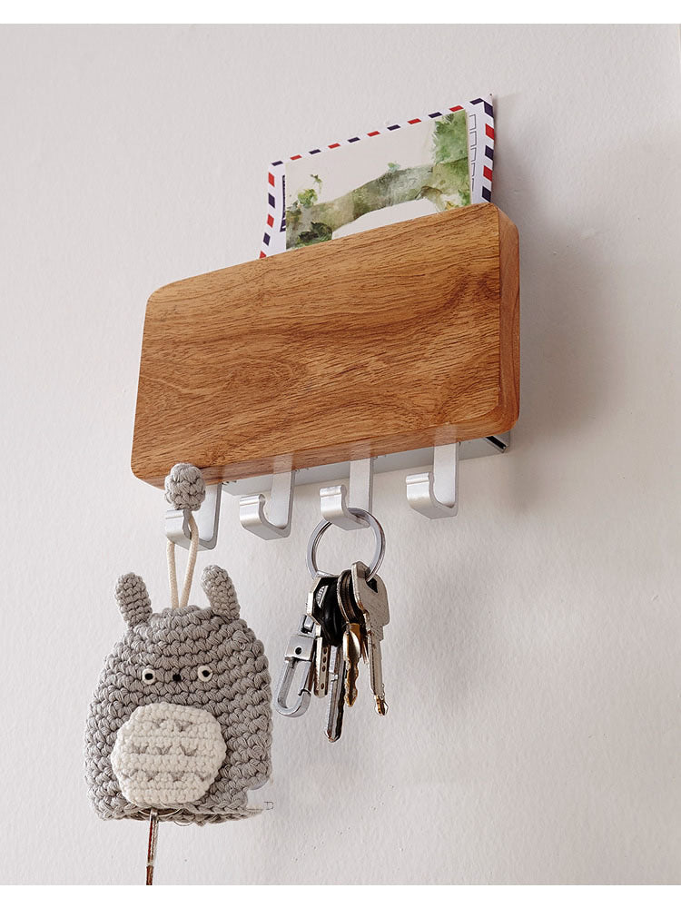 Simple Wooden Wall Hook, Home Organization And Storage-Homelova