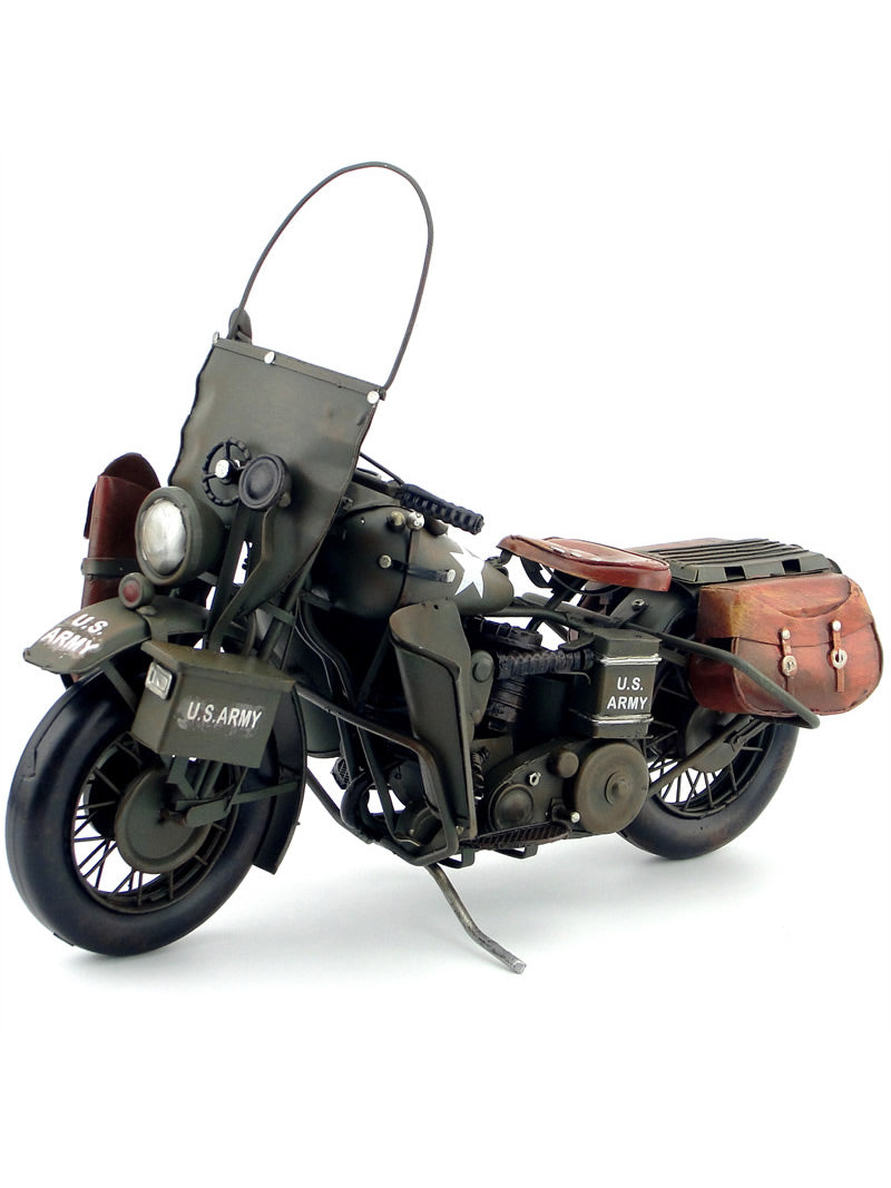 Vintage Iron Motorcycle Model, American Harley Motorcycle Decorative Ornaments-Homelova