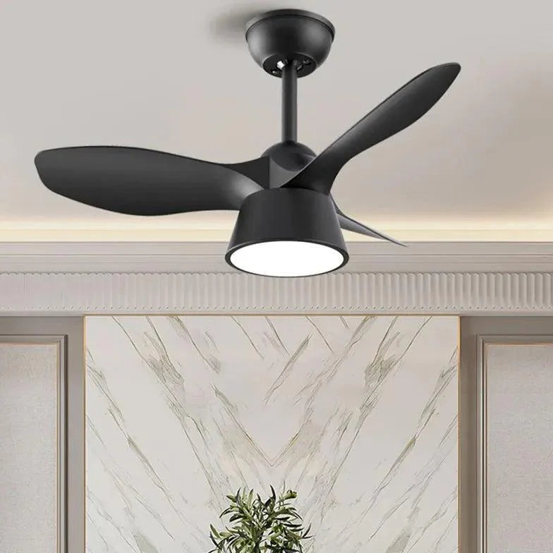 Streamlined Minimalist Ceiling Fan with Light-Homelova