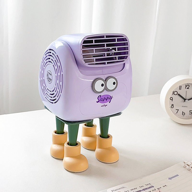 Whimsical Big-eyed Cartoon Doll USB Mini Fan-Homelova