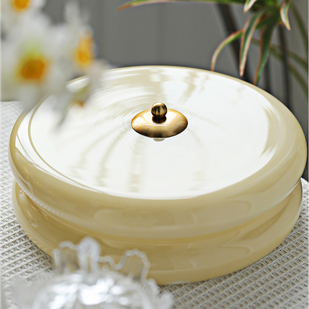 White round vintage porch ceiling light-Homelova