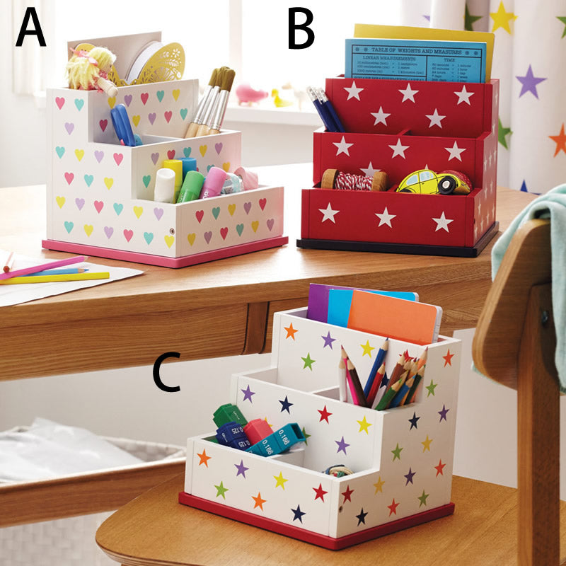 Wooden Desk Organizer with Multiple Compartments: Perfect for Study and Office-Homelova